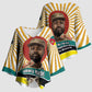 Samora Machel Kimono Sleeve Blouse Radiant Sunburst Bold Anti-Colonial Quote Mozambique Liberation - African Revolutionary Art - African Pride