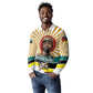 Samora Machel Long Sleeve Polo Shirt Radiant Sunburst Bold Anti-Colonial Quote Mozambique Liberation - African Revolutionary Art - African Pride