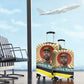 Samora Machel Luggage Cover Radiant Sunburst Bold Anti-Colonial Quote Mozambique Liberation - African Revolutionary Art - African Pride
