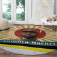 Samora Machel Round Carpet Radiant Sunburst Bold Anti-Colonial Quote Mozambique Liberation - African Revolutionary Art - African Pride