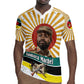 Samora Machel Rugby Jersey Radiant Sunburst Bold Anti-Colonial Quote Mozambique Liberation - African Revolutionary Art - African Pride