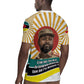Samora Machel Rugby Jersey Radiant Sunburst Bold Anti-Colonial Quote Mozambique Liberation - African Revolutionary Art - African Pride