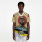 Samora Machel Scrub Top Radiant Sunburst Bold Anti-Colonial Quote Mozambique Liberation - African Revolutionary Art - African Pride