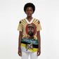 Samora Machel Scrub Top Radiant Sunburst Bold Anti-Colonial Quote Mozambique Liberation - African Revolutionary Art - African Pride
