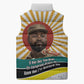 Samora Machel Sleeveless Puffer Jacket Radiant Sunburst Bold Anti-Colonial Quote Mozambique Liberation - African Revolutionary Art - African Pride