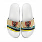 Samora Machel Slide Sandals Radiant Sunburst Bold Anti-Colonial Quote Mozambique Liberation - African Revolutionary Art - African Pride