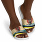 Samora Machel Slide Sandals Radiant Sunburst Bold Anti-Colonial Quote Mozambique Liberation - African Revolutionary Art - African Pride