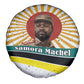 Samora Machel Spare Tire Cover Radiant Sunburst Bold Anti-Colonial Quote Mozambique Liberation - African Revolutionary Art - African Pride