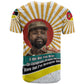 Samora Machel T shirt Radiant Sunburst Bold Anti-Colonial Quote Mozambique Liberation - African Revolutionary Art - African Pride