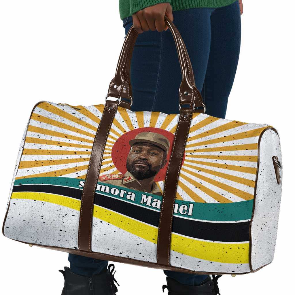 Samora Machel Travel Bag Radiant Sunburst Bold Anti-Colonial Quote Mozambique Liberation - African Revolutionary Art - African Pride