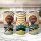 Samora Machel Tumbler Cup Radiant Sunburst Bold Anti-Colonial Quote Mozambique Liberation - African Revolutionary Art - African Pride