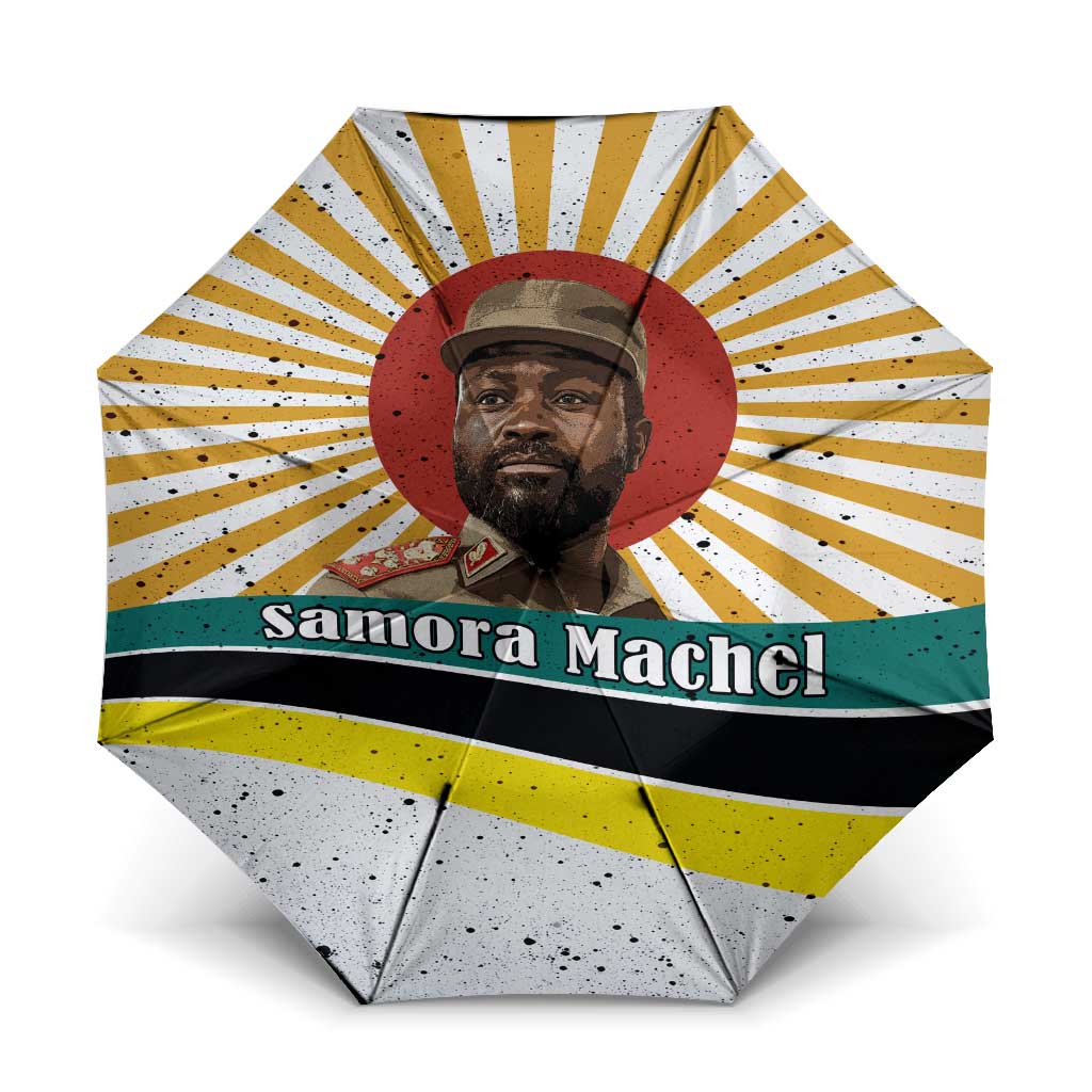 Samora Machel Umbrella Radiant Sunburst Bold Anti-Colonial Quote Mozambique Liberation - African Revolutionary Art - African Pride