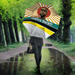 Samora Machel Umbrella Radiant Sunburst Bold Anti-Colonial Quote Mozambique Liberation - African Revolutionary Art - African Pride