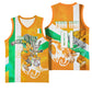 Personalized Ivory Coast Football Basketball Jersey Elephant Mascot Flag - Comic Style Graphic