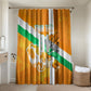 Personalized Ivory Coast Football Bathroom Set Elephant Mascot Flag - Comic Style Graphic