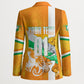 Personalized Ivory Coast Football Blazer Elephant Mascot Flag - Comic Style Graphic