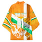 Personalized Ivory Coast Football Kimono Elephant Mascot Flag - Comic Style Graphic