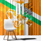 Personalized Ivory Coast Football Window Curtain Elephant Mascot Flag - Comic Style Graphic