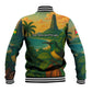 Sao Tome and Principe Baseball Jacket Tropical Island Bird and Cocoa Forest - African Pride