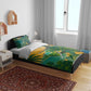 Sao Tome and Principe Bedding Set Tropical Island Bird and Cocoa Forest - African Pride