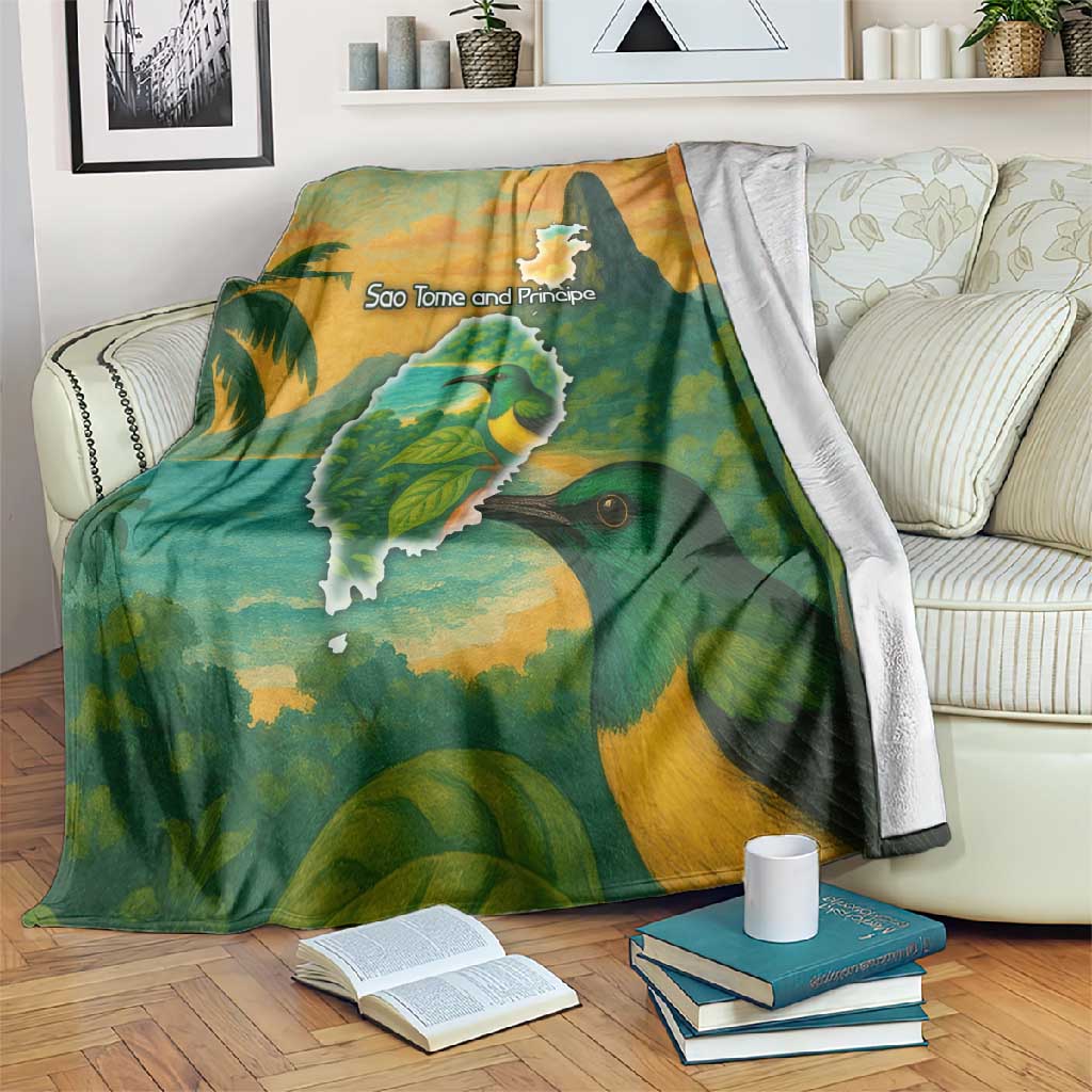 Sao Tome and Principe Blanket Tropical Island Bird and Cocoa Forest - African Pride