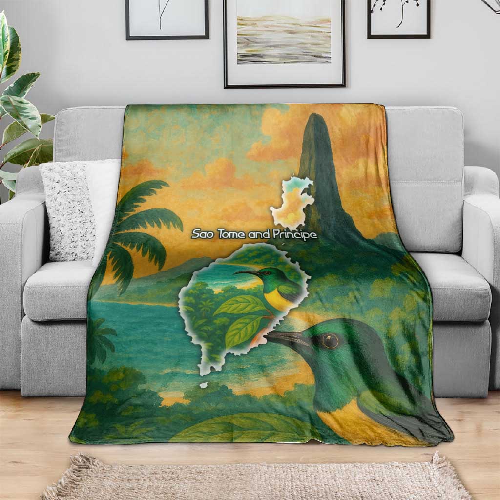 Sao Tome and Principe Blanket Tropical Island Bird and Cocoa Forest - African Pride
