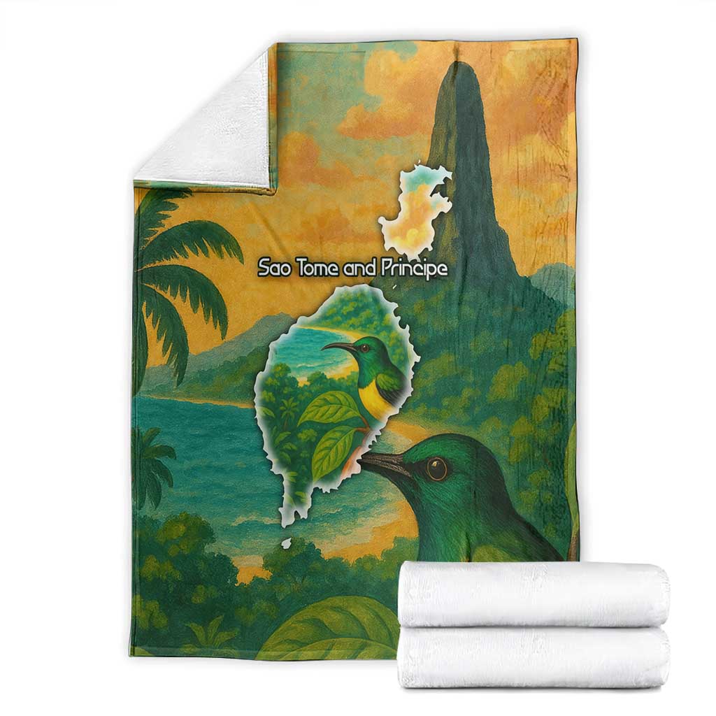 Sao Tome and Principe Blanket Tropical Island Bird and Cocoa Forest - African Pride