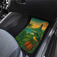 Sao Tome and Principe Car Mats Tropical Island Bird and Cocoa Forest - African Pride