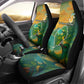 Sao Tome and Principe Car Seat Cover Tropical Island Bird and Cocoa Forest - African Pride