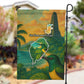 Sao Tome and Principe Garden Flag Tropical Island Bird and Cocoa Forest - African Pride
