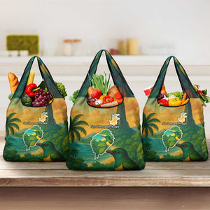 Sao Tome and Principe Grocery Bag Tropical Island Bird and Cocoa Forest - African Pride