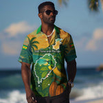 Sao Tome and Principe Hawaiian Shirt Tropical Island Bird and Cocoa Forest - African Pride