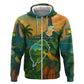Sao Tome and Principe Hoodie Tropical Island Bird and Cocoa Forest - African Pride