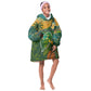 Sao Tome and Principe Kid Wearable Blanket Hoodie Tropical Island Bird and Cocoa Forest - African Pride