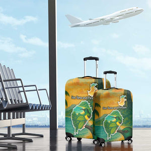 Sao Tome and Principe Luggage Cover Tropical Island Bird and Cocoa Forest - African Pride
