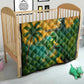 Sao Tome and Principe Quilt Tropical Island Bird and Cocoa Forest - African Pride