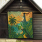Sao Tome and Principe Quilt Tropical Island Bird and Cocoa Forest - African Pride