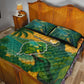 Sao Tome and Principe Quilt Bed Set Tropical Island Bird and Cocoa Forest - African Pride