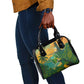 Sao Tome and Principe Shoulder Handbag Tropical Island Bird and Cocoa Forest - African Pride