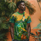 Sao Tome and Principe T shirt Tropical Island Bird and Cocoa Forest - African Pride