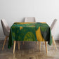Sao Tome and Principe Tablecloth Tropical Island Bird and Cocoa Forest - African Pride