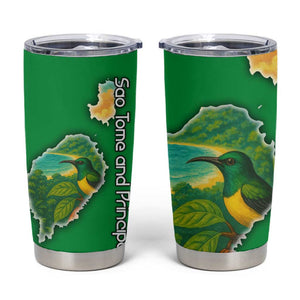Sao Tome and Principe Tumbler Cup Tropical Island Bird and Cocoa Forest - African Pride