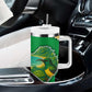 Sao Tome and Principe Tumbler With Handle Tropical Island Bird and Cocoa Forest - African Pride