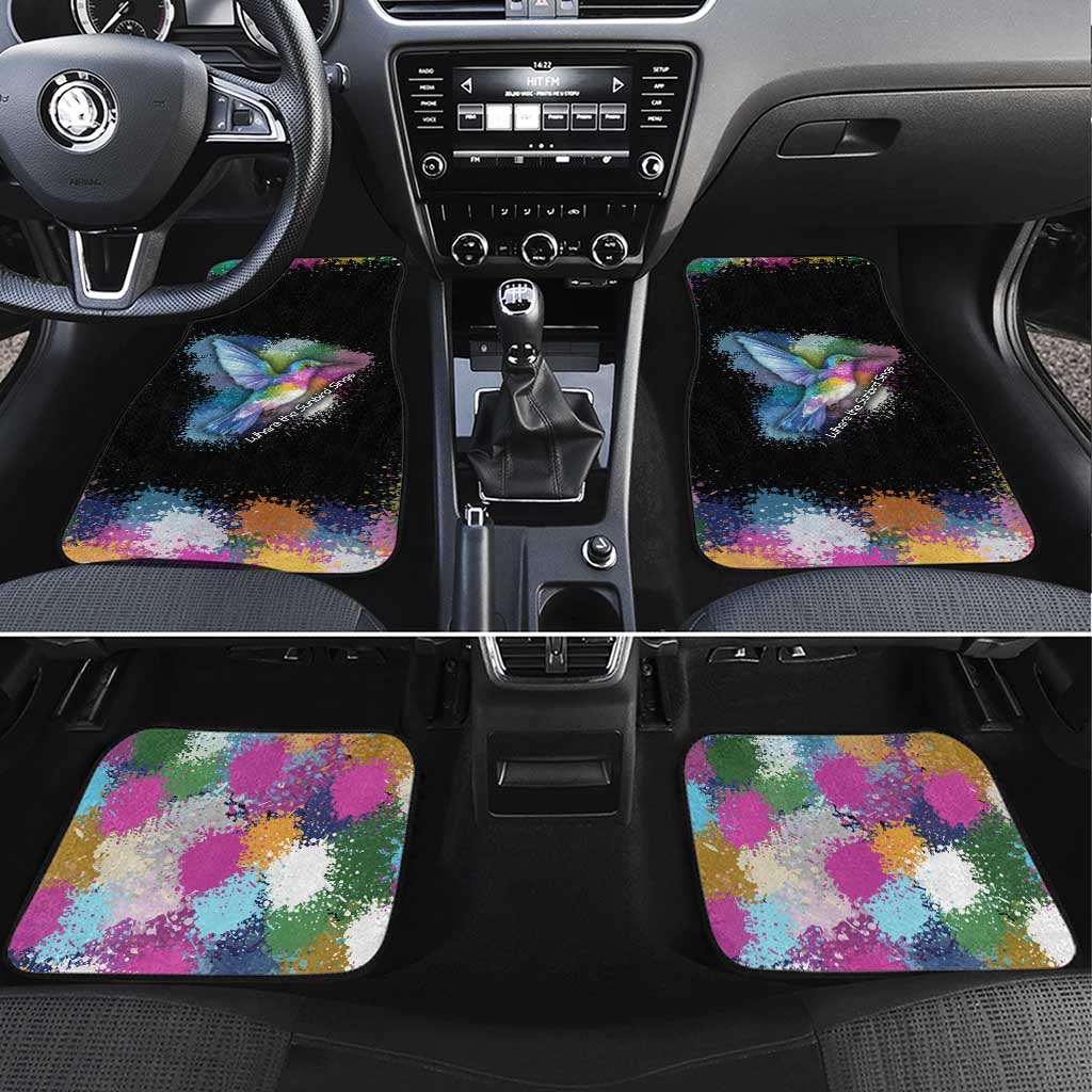 Where the Sunbird Sings Car Mats Sao Tome and Principe Flag - Color Splash Art - African Pride