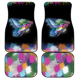 Where the Sunbird Sings Car Mats Sao Tome and Principe Flag - Color Splash Art - African Pride