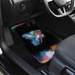 Where the Sunbird Sings Car Mats Sao Tome and Principe Flag - Color Splash Art - African Pride