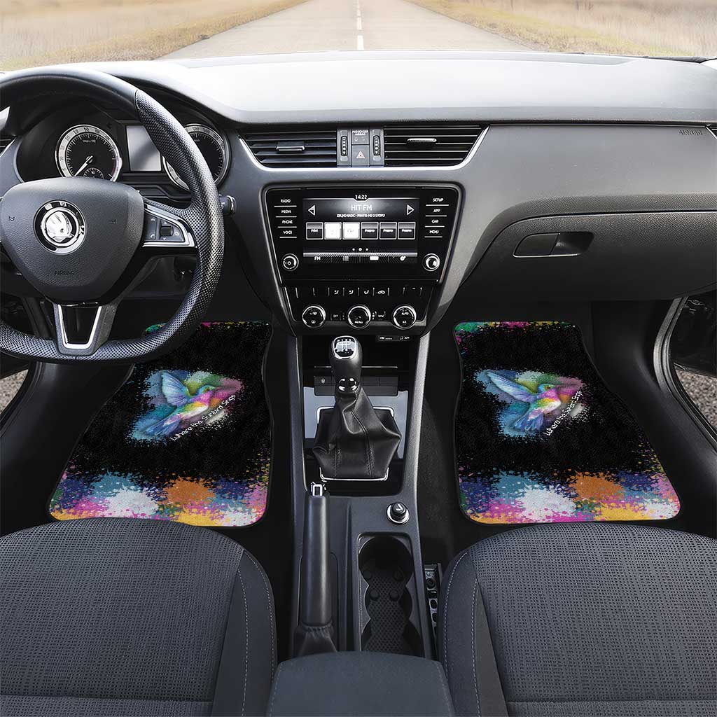 Where the Sunbird Sings Car Mats Sao Tome and Principe Flag - Color Splash Art - African Pride