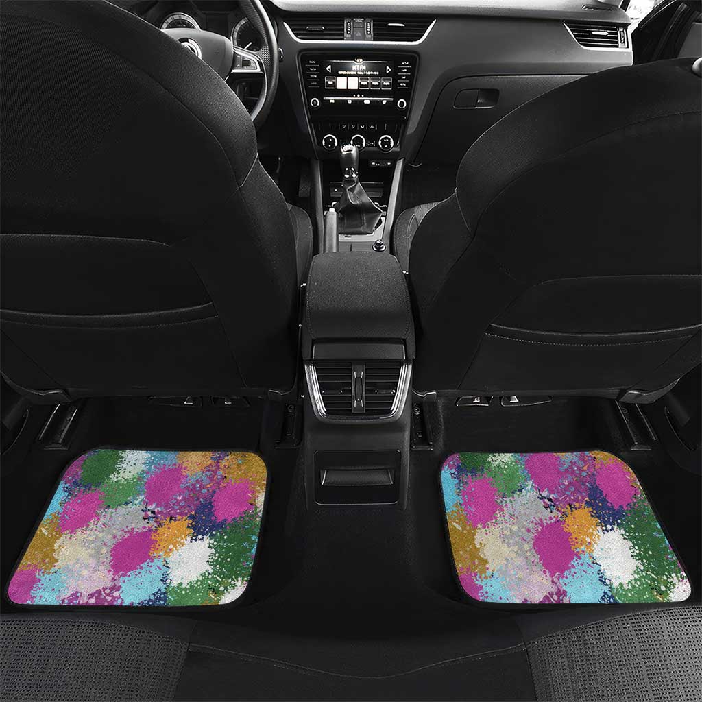 Where the Sunbird Sings Car Mats Sao Tome and Principe Flag - Color Splash Art - African Pride