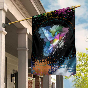 Where the Sunbird Sings Garden Flag Sao Tome and Principe Flag - Color Splash Art - African Pride