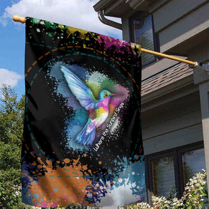 Where the Sunbird Sings Garden Flag Sao Tome and Principe Flag - Color Splash Art - African Pride